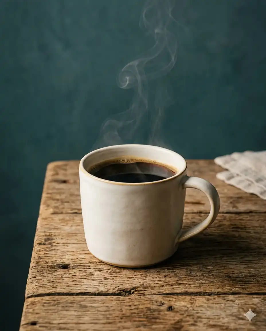 【比較用】商品写真：陶器のコーヒーマグ